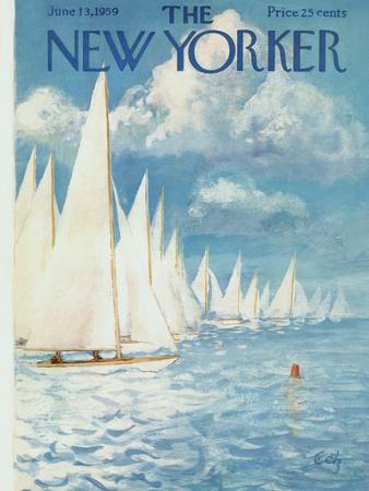 The New Yorker Cover - June 13, 1959