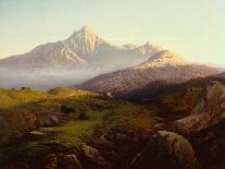 Highland Cattle in a Mountainous Landscape-Arthur Gilbert-Giclee Print