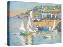 Morning. St. Ives-Arthur Hayward-Stretched Canvas