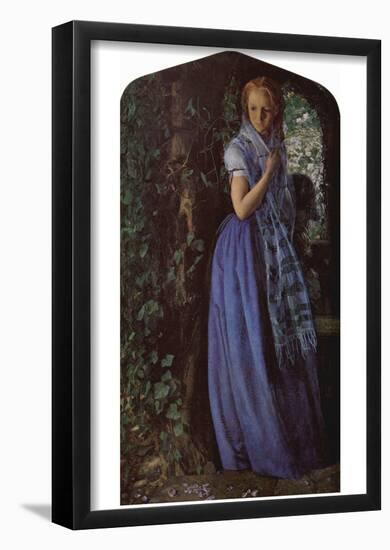 Arthur Hughes (April Love) Art Poster Print-null-Framed Poster