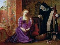 'The Pained Heart', or 'Sigh No More, Ladies', 1868-Arthur Hughes-Giclee Print