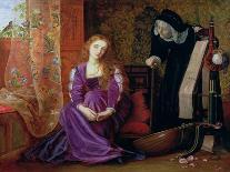 By the Cradle-Arthur Hughes-Giclee Print