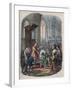 Arthur I, Duke of Brittany Knighted by Philip II Augustus-Stefano Bianchetti-Framed Giclee Print