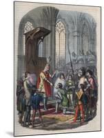 Arthur I, Duke of Brittany Knighted by Philip II Augustus-Stefano Bianchetti-Mounted Giclee Print