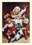 The Punch and Judy Show, 1912 (Oil on Canvas)-Arthur John Elsley-Giclee Print