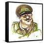 Arthur Lowe as Captain George Mainwaring in BBC television comedy 'Dad's Army'-Neale Osborne-Framed Stretched Canvas