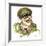 Arthur Lowe as Captain George Mainwaring in BBC television comedy 'Dad's Army'-Neale Osborne-Framed Giclee Print