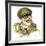 Arthur Lowe as Captain George Mainwaring in BBC television comedy 'Dad's Army'-Neale Osborne-Framed Giclee Print