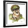 Arthur Lowe as Captain George Mainwaring in BBC television comedy 'Dad's Army'-Neale Osborne-Framed Giclee Print