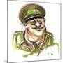 Arthur Lowe as Captain George Mainwaring in BBC television comedy 'Dad's Army'-Neale Osborne-Mounted Giclee Print