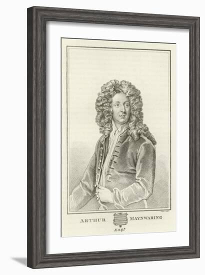 Arthur Maynwaring, Esquire-Godfrey Kneller-Framed Giclee Print