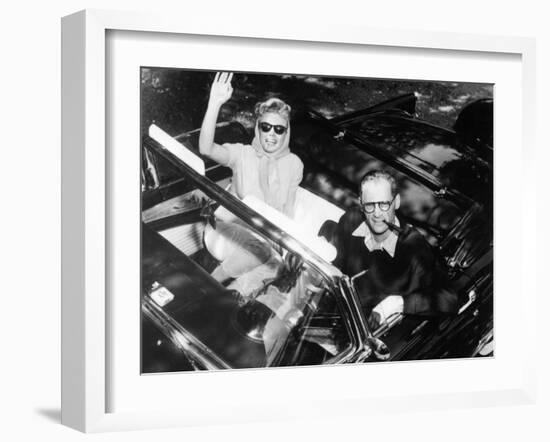 Arthur Miller, Marilyn Monroe-null-Framed Photographic Print