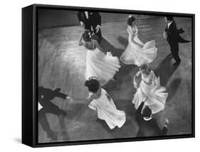 Arthur Murray Dance Instructors Dancing-Gjon Mili-Framed Stretched Canvas