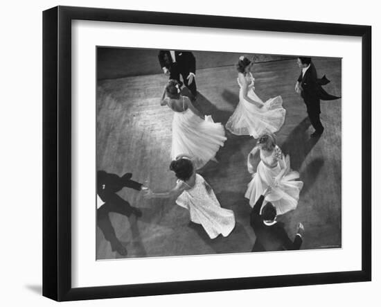 Arthur Murray Dance Instructors Dancing-Gjon Mili-Framed Premium Photographic Print