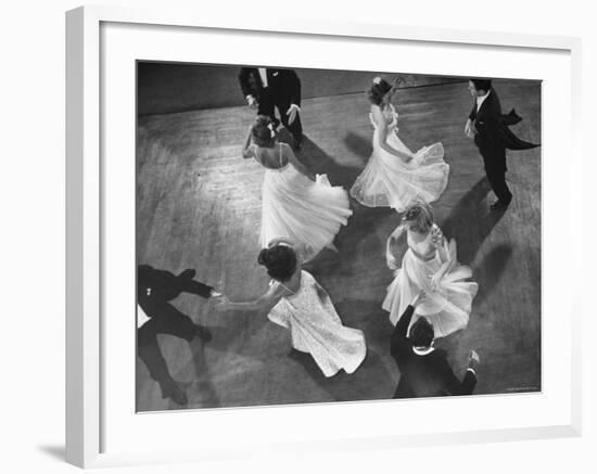 Arthur Murray Dance Instructors Dancing-Gjon Mili-Framed Photographic Print