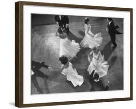 Arthur Murray Dance Instructors Dancing-Gjon Mili-Framed Photographic Print