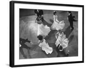 Arthur Murray Dance Instructors Dancing-Gjon Mili-Framed Photographic Print