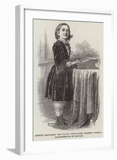 Arthur Napoleon, the Young Portuguese Pianist-null-Framed Giclee Print