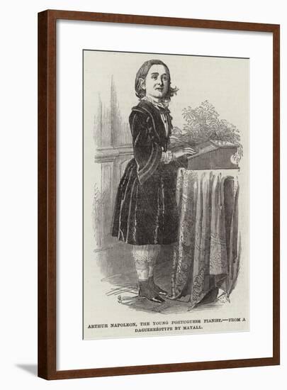 Arthur Napoleon, the Young Portuguese Pianist-null-Framed Giclee Print