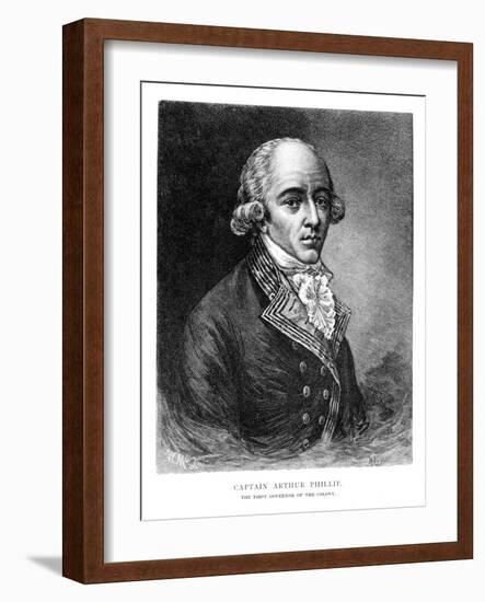 Arthur Phillip, British Admiral and Colonial Governor-W Macleod-Framed Giclee Print