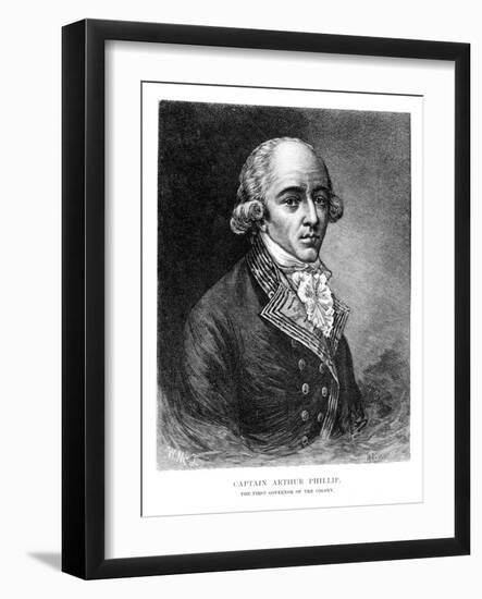 Arthur Phillip, British Admiral and Colonial Governor-W Macleod-Framed Giclee Print