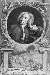 Portrait of Alexander Pope (1688-1744)-Arthur Pond-Framed Stretched Canvas
