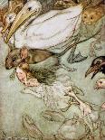 Danae and her son Perseus put in a Chest and Cast into the Sea, 1914-Arthur Rackham-Giclee Print