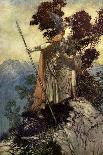Brunhilde, Illustration from 'The Rhinegold and the Valkyrie' by Richard Wagner, 1910-Arthur Rackham-Giclee Print