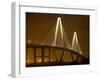 Arthur Revenel Bridge at Night, Charleston, South Carolina, USA-Jim Zuckerman-Framed Photographic Print