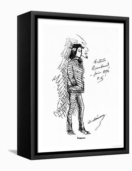 Arthur Rimbaud (1854-91) June 1872-Paul Verlaine-Framed Stretched Canvas
