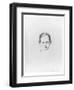 Arthur Rimbaud Aged 12, 29th April 1897, Roche-Paterne Berrichon-Framed Giclee Print
