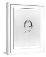 Arthur Rimbaud Aged 12, 29th April 1897, Roche-Paterne Berrichon-Framed Giclee Print