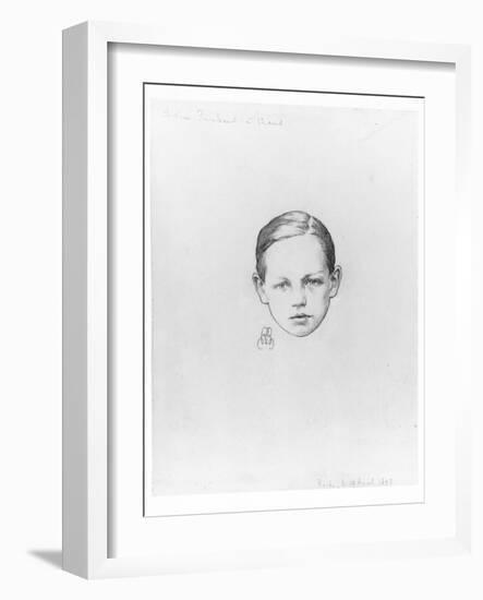 Arthur Rimbaud Aged 12, 29th April 1897, Roche-Paterne Berrichon-Framed Giclee Print