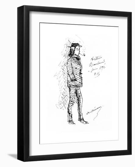 Arthur Rimbaud, French Poet and Adventurer, 1895-Paul Verlaine-Framed Giclee Print