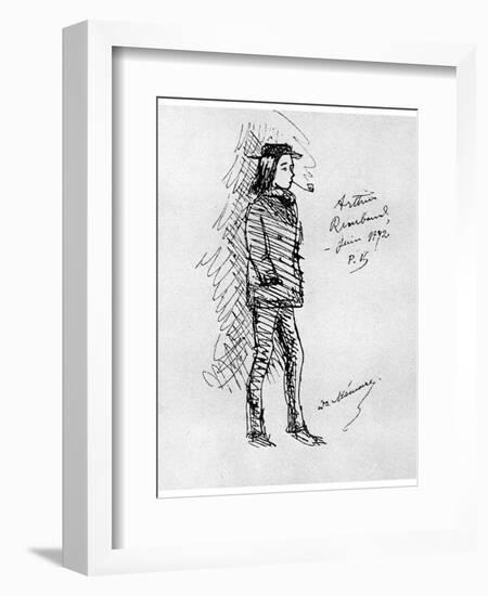 Arthur Rimbaud, French Poet and Adventurer, 1895-Paul Verlaine-Framed Giclee Print