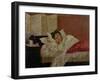 Arthur Rimbaud in His Bed in Brussels-Jef Rossman-Framed Giclee Print