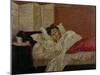 Arthur Rimbaud in His Bed in Brussels-Jef Rossman-Mounted Giclee Print