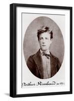 Arthur Rimbaud Reckless and Rebellious French Poet, 1870-null-Framed Art Print