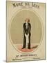 Arthur Roberts, Music Hall Entertainer-null-Mounted Art Print