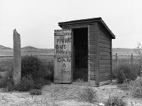 Private Outhouse-Arthur Rothstein-Photographic Print