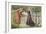 Arthur's Tomb: Sir Launcelot Parting from Guenevere, 1854-Dante Gabriel Rossetti-Framed Giclee Print