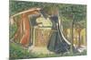 Arthur's Tomb-Dante Gabriel Rossetti-Mounted Giclee Print