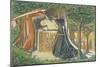 Arthur's Tomb-Dante Gabriel Rossetti-Mounted Giclee Print