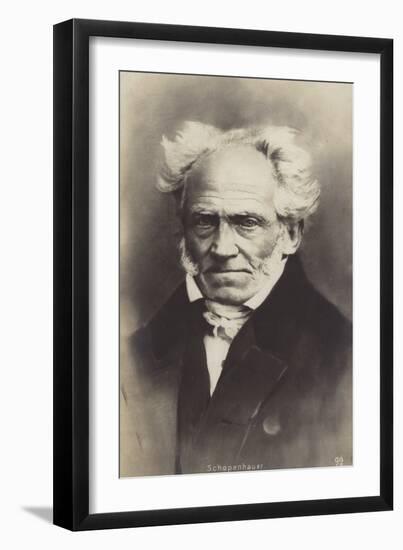 Arthur Schopenhauer (1788-1860), German Philosopher-null-Framed Photographic Print