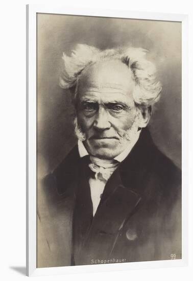 Arthur Schopenhauer (1788-1860), German Philosopher-null-Framed Photographic Print