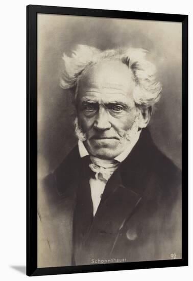 Arthur Schopenhauer (1788-1860), German Philosopher-null-Framed Photographic Print