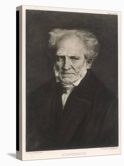 Arthur Schopenhauer German Philosopher-null-Stretched Canvas