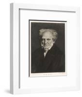 Arthur Schopenhauer German Philosopher-null-Framed Art Print