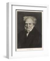 Arthur Schopenhauer German Philosopher-null-Framed Art Print