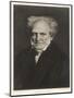 Arthur Schopenhauer German Philosopher-null-Mounted Art Print